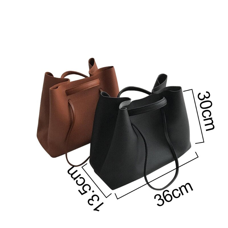 Casual Bags For Women Tote Handbags Pu Leather Purses